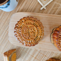 55% OFF - [Box of 4 一盒四粒] Pure Lotus Mooncake (Double Yolk) - 双黄莲容月饼