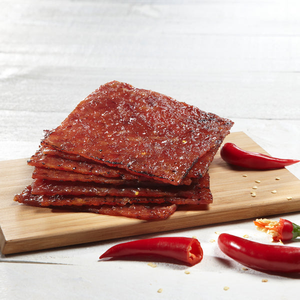 50% OFF - Freshly Grilled Chilli Bak Kwa - 现烤辣椒肉干 (500g)
