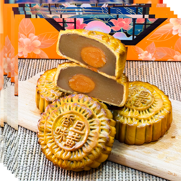 55% OFF - [Box of 4 一盒四粒] Pure Lotus Mooncake (Single Yolk) - 单黄莲容月饼